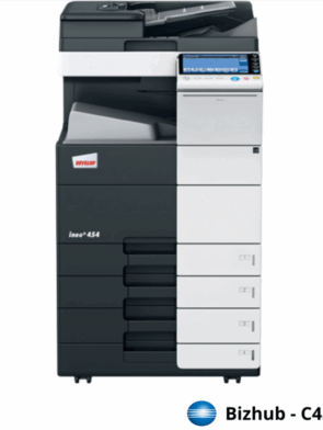 Konica Minolta Bizhub C454, Laser, Impression mono (N&B&couleur), 1 800 x 600 DPI, A3, 45 pages par minute.