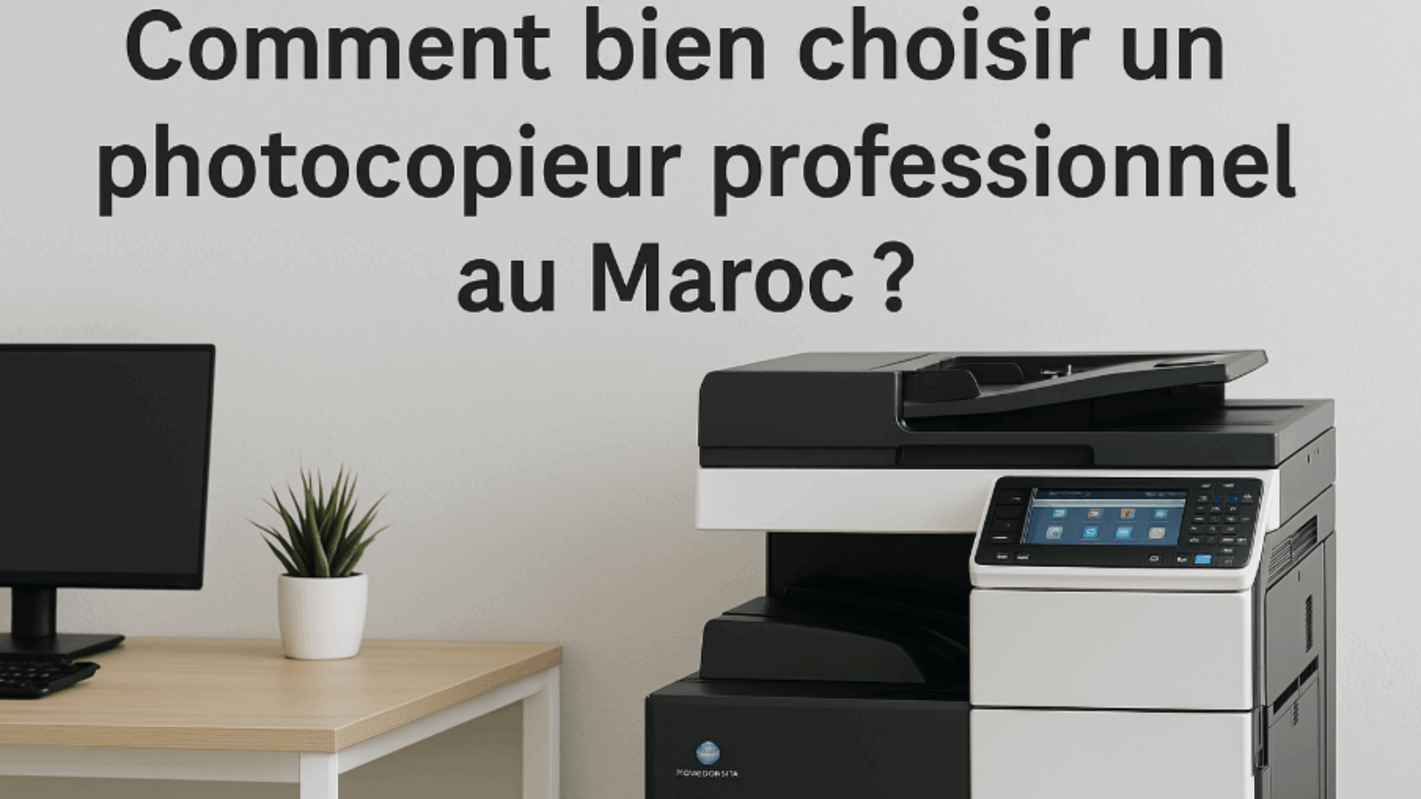 Comment bien choisir un photocopieur professionnel konika minolta au Maroc ?