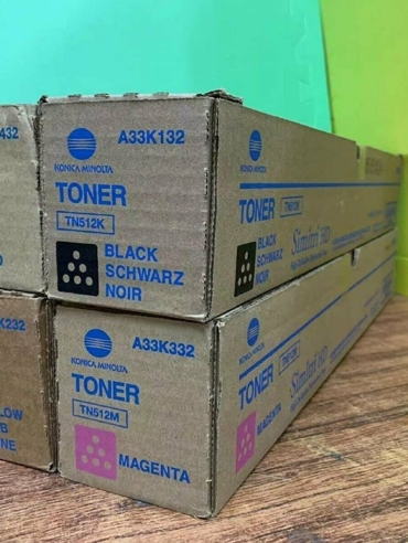 TONER ORIGINE TN512 K\C\M\Y KONICA BIZHUB C454\C554e